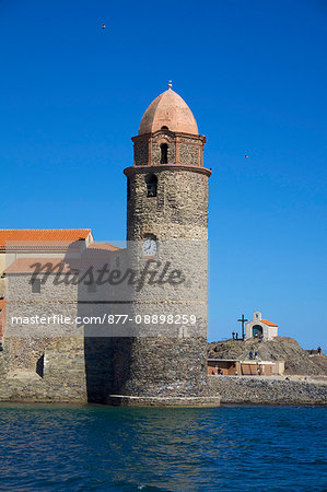 France, Southern France, Pyrenees Orientales, Collioure, Notre Dame des Anges church