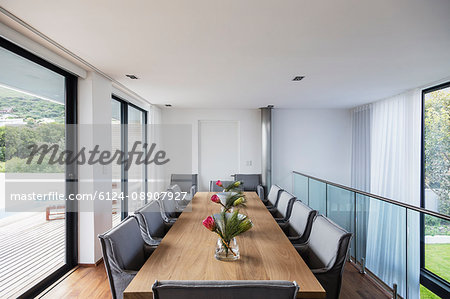 Modern luxury home showcase interior dining room