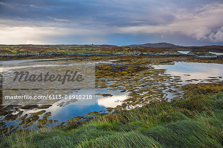 Tranquil lake view, Loch Euphoirt, North Uist, Outer Hebrides