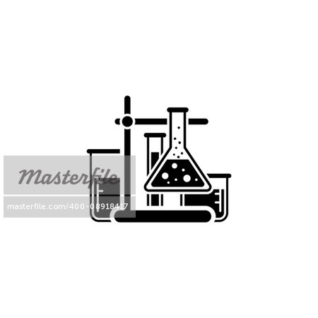 Laboratory Analysis and Medical Services Icon. Flat Design. Isolated Laboratory Analysis and Medical Services Icon. Flat Design. Isolated
