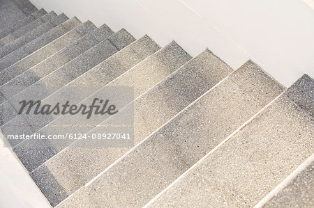 Modern concrete stairs