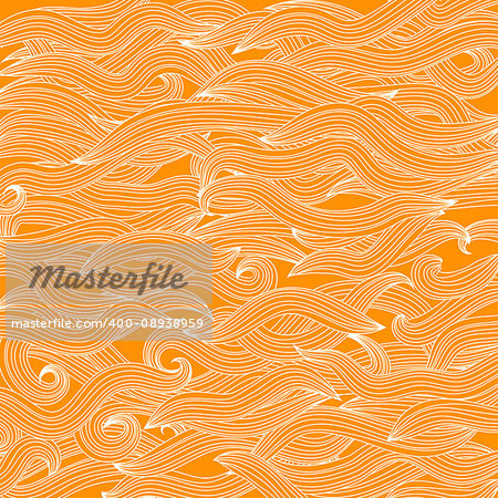 Abstract Orange Wave Background. Abstract Wave Pattern.