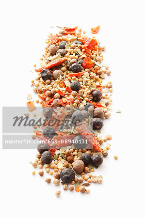 A mixture of preserved spices A mixture of preserved spices