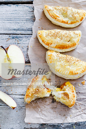 Apple and cheese turnovers Apple and cheese turnovers