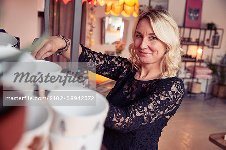 Shop owner in shop