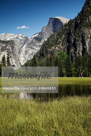 Half Dome mountain in Yosemite National Park in California, USA Half Dome mountain in Yosemite National Park in California, USA