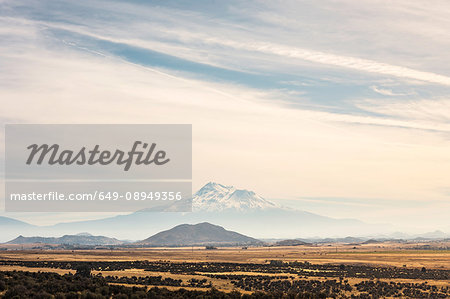 Landscape view of Mount Shasta, California, USA