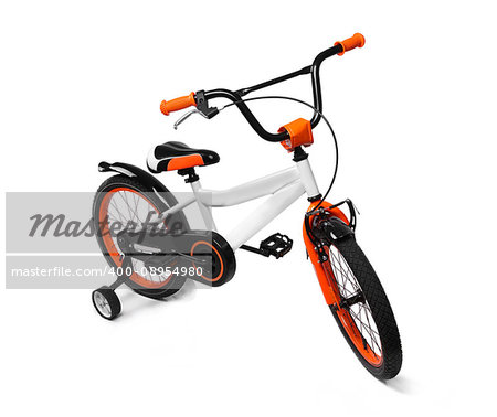 bicycle for children isolated on white background