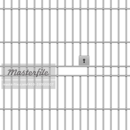 detailed illustration of a prison bar background, eps10 vector