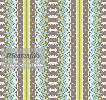 abstract vintage ethnic seamless geometric striped pattern. Style fashion border.