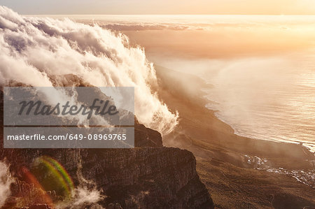 View from Table Mountain, Cape Town, South Africa, Africa