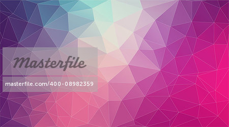 Flat 2D bright violet abstract triangle shape background for your design