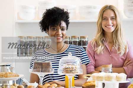 Cafe owners, portrait