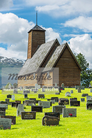 Graveyard near church