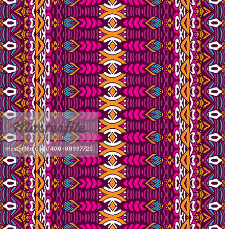 ethnic tribal festive pattern for fabric. Abstract geometric colorful seamless pattern ornamental. Mexican design