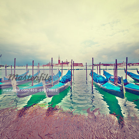 View of San Georgio Maggiore Island in Venice, Instagram Effect
