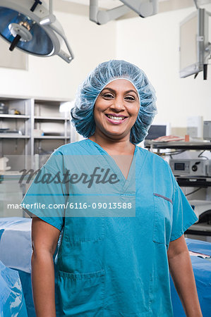 Surgeon in operating theatre