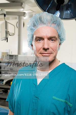 Surgeon in operating theatre