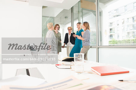 Businesswomen at meeting