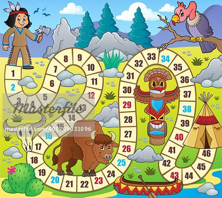 Board game topic image 1 - eps10 vector illustration.