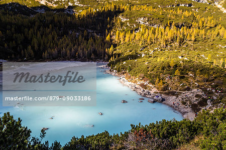 Sorapis lake,Cortina d'Ampezzo,Belluno district,Veneto,Italy,Europe
