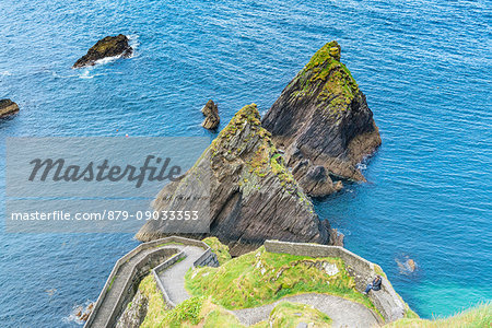 Dunquin pier, Dingle peninsula, County Kerry, Munster province, Ireland, Europe.