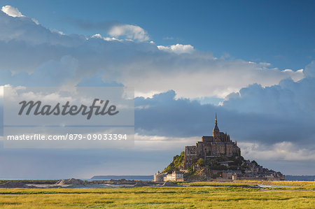 Mont Saint Michel, Normandy, France. A view of Mont Saint Michel before a storm Mont Saint Michel, Normandy, France. A view of Mont Saint Michel before a storm