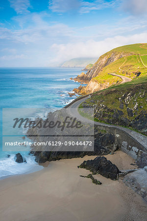 Coumeenoole beach (Slea Head), Dingle peninsula, County Kerry, Munster province, Ireland, Europe. Coumeenoole beach (Slea Head), Dingle peninsula, County Kerry, Munster province, Ireland, Europe.