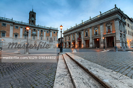 Piazza del Campidoglio where Roman Divinities were praised and nowadays headquarter of the Government Rome Lazio Italy Europe