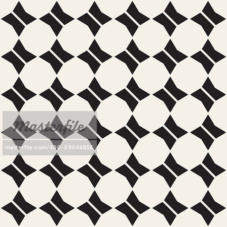 Vector seamless lattice pattern. Modern stylish abstract texture. Repeating geometric star shape tiles