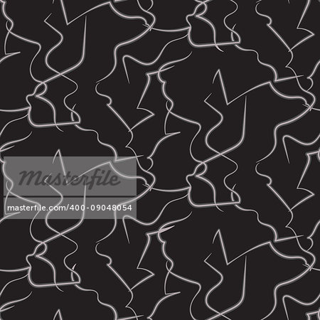 Abstract vector white and black geo pattern. Seamless faux stone pattern.