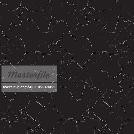 Marble delicate stone black vector seamless texture. Artificial stone grey dark background.