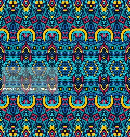 ethnic tribal festive pattern for fabric. Abstract geometric colorful seamless pattern ornamental. Mexican design