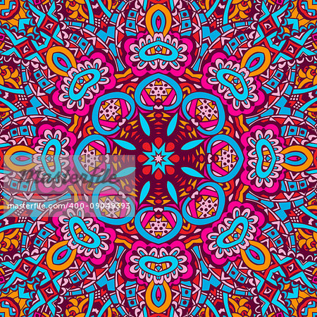 Abstract indian Tribal vintage ethnic seamless pattern ornamental