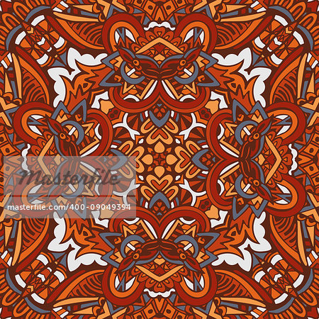 festival art seamless pattern. Ethnic geometric print. indian style repeating background texture. Fabric, cloth design, wallpaper, wrapping