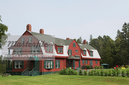 Roosevelt Cottage at Roosevelt Campobello International Park on Campobello Island in New Brunswick, Canada, North America