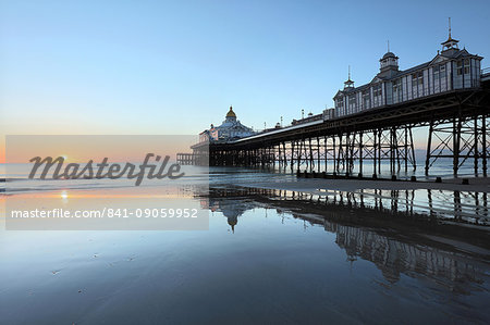 Eastbourne Pier at sunrise, Eastbourne, East Sussex, England, United Kingdom, Europe