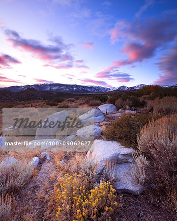 The Buttermilk hills is a popular destination for rock climbers.