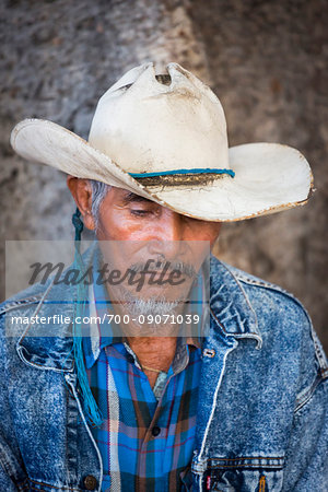 Close-up portrait of a cowboy in San Miguel de Allende, Mexico Close-up portrait of a cowboy in San Miguel de Allende, Mexico
