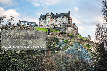 Edinburgh Castle, UNESCO World Heritage Site, Edinburgh, Scotland, United Kingdom, Europe