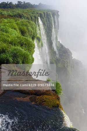 Iguazu Falls from Argentinian side, UNESCO World Heritage Site, on border of Argentina and Brazil, Argentina, South America