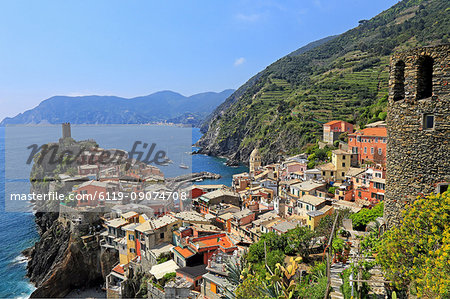 Vernazza, Italian Riviera, Cinque Terre, UNESCO World Heritage Site, Liguria, Italy, Europe