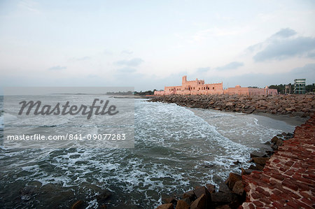 Fort Dansburg, built in Danish style in the former Danish colony of Tranquebar, Tamil Nadu, India, Asia