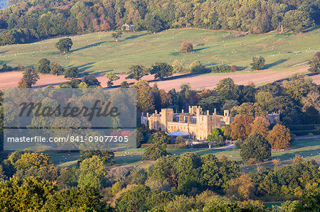 Sudeley Castle in autumn, Winchcombe, Cotswolds, Gloucestershire, England, United Kingdom, Europe