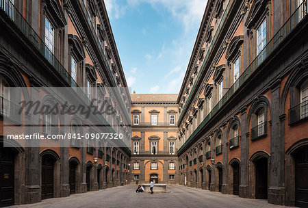 Biblioteca Nazionale di Napoli Vittorio Emanuele III, Naples, Campania, Italy, Europe