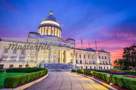 Little Rock, Arkansas, USA at the state capitol.