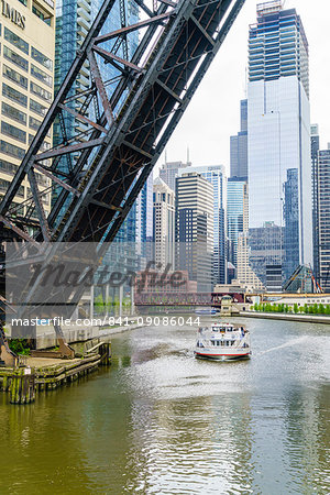 Chicago River, Chicago, Illinois, United States of America, North America