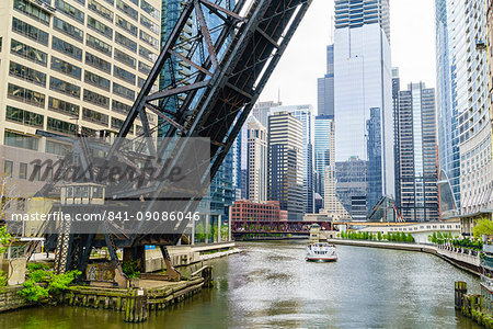 Chicago River, Chicago, Illinois, United States of America, North America