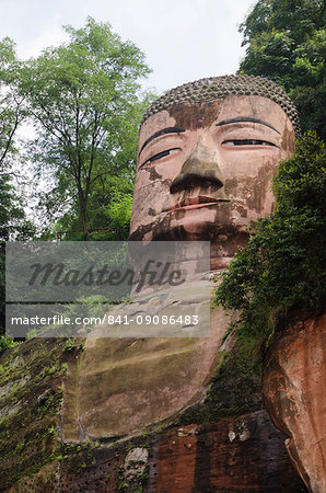Leshan Giant Buddha, UNESCO World Heritage Site, Leshan, Sichuan Province, China, Asia