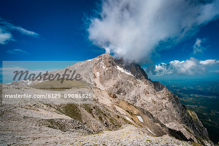 Gran Sasso d'Italia photographed by Mount Aquila, Campo Imperatore, L'Aquila province, Abruzzo, Italy, Europe Gran Sasso d'Italia photographed by Mount Aquila, Campo Imperatore, L'Aquila province, Abruzzo, Italy, Europe